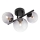 Redo 01-3988 - Surface-mounted chandelier ASTRA 3xG9/8W/230V black