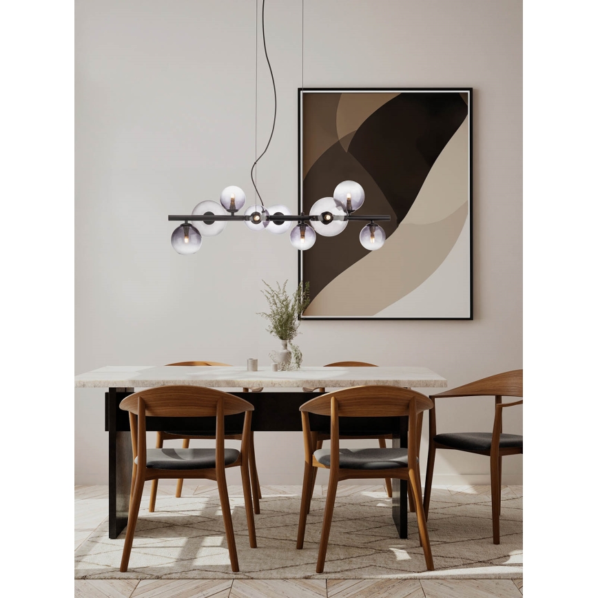 Redo 01-3989 - Chandelier on a string ASTRA 9xG9/8W/230V black