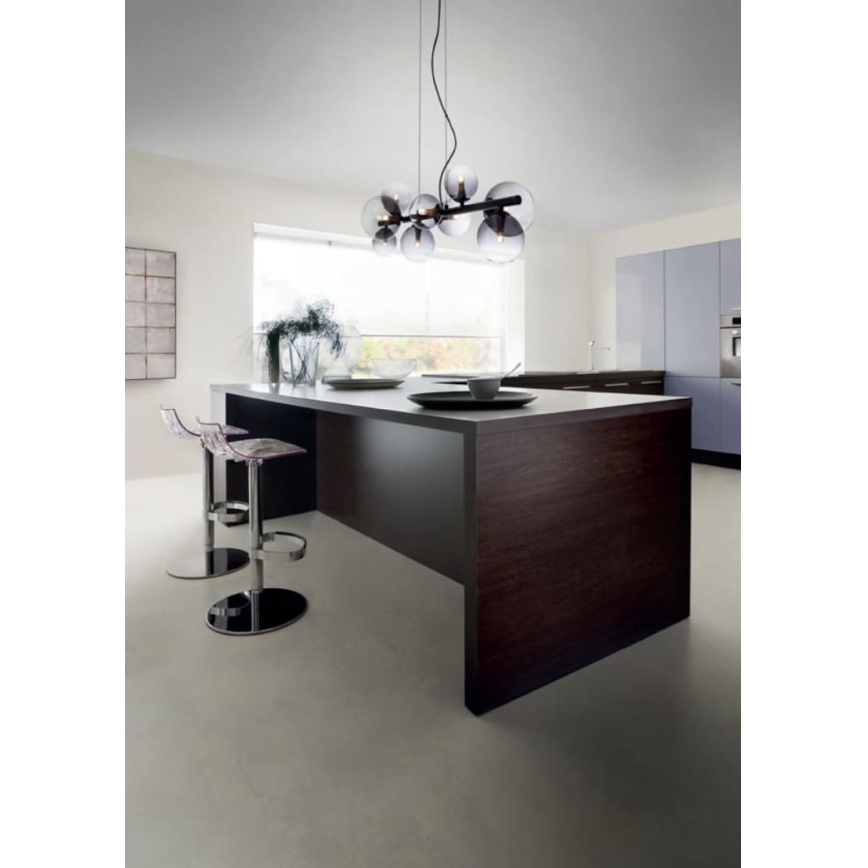 Redo 01-3989 - Chandelier on a string ASTRA 9xG9/8W/230V black
