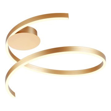 Redo 01-4011 - SCROLL LED Dimmable Ceiling Light LED/38W/230V 3000K/4000K/6000K CRI 90 Ø 60 cm Gold