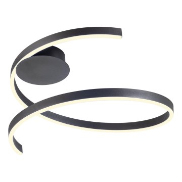 Redo 01-4012 - SCROLL Dimmable LED Ceiling Light 38W/230V 3000K/4000K/6000K CRI 90 Ø 60 cm Black