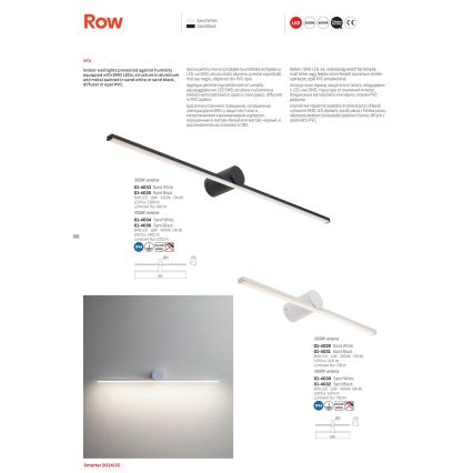 Redo 01-4034 - LED Bathroom mirror lighting ROW LED/18W/230V 90 cm IP44 white