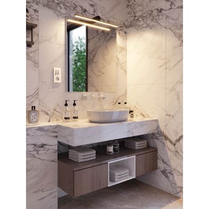 Redo 01-4036 - LED Bathroom mirror lighting ROW LED/18W/230V 90 cm IP44 black