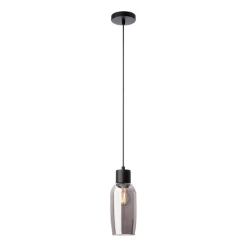 Redo 01-4044 - Chandelier on a string ATLANTIS 1xE27/42W/230V d. 11 cm black