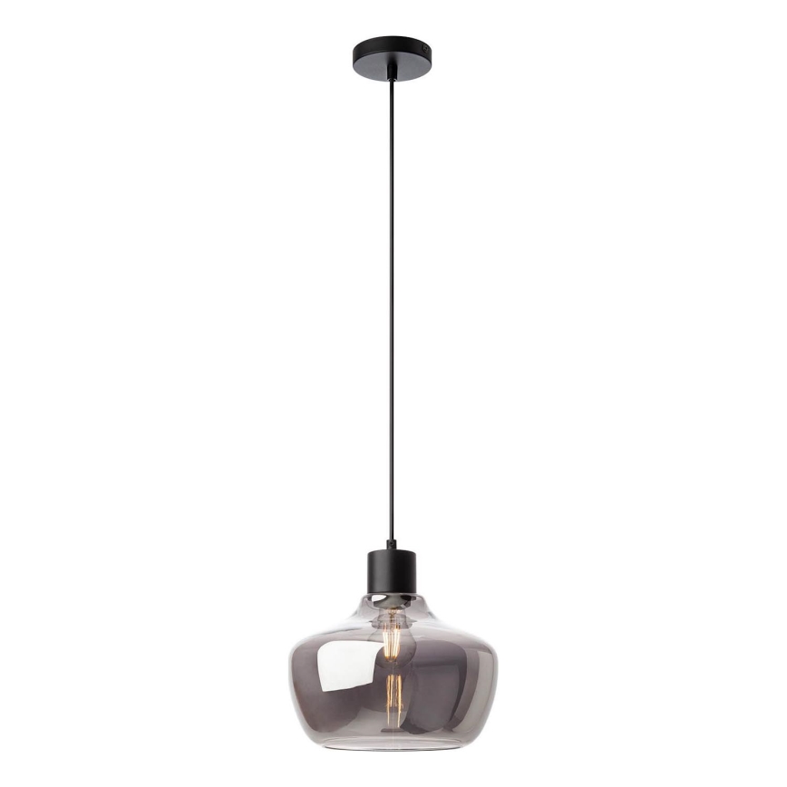 Redo 01-4046 - Chandelier on a string ATLANTIS 1xE27/42W/230V d. 26 cm black