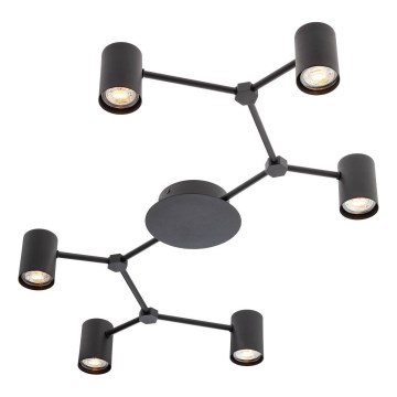 Redo 01-4048 - Spotlight WEBB 6xGU10/10W/230V black