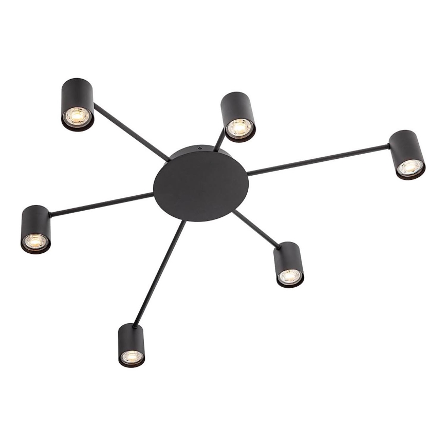 Redo 01-4052 - Spotlight NOA 6xGU10/10W/230V black