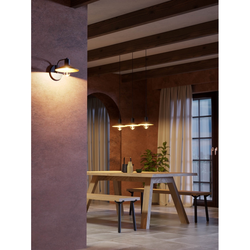 Redo 01-4053 - Wall lamp FRESNO 1xE27/42W/230V