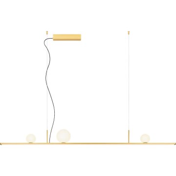 Redo 01-4301 - DUNE Dimmable Cable-Suspended LED Pendant Light LED/48W/230V 3000K CRI 90 White/Gold