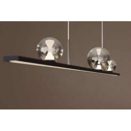 Redo 01-4302 - Dimmable cable-suspended pendant light DUNE LED/48W/230V 3000K CRI 90 black/smoke