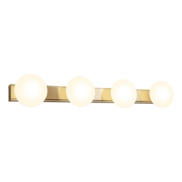 Redo 01-4310 - LED Bathroom Ceiling Light OVUM 4xLED/5W/230V 3000/4000K CRI 90 IP44 white/brass