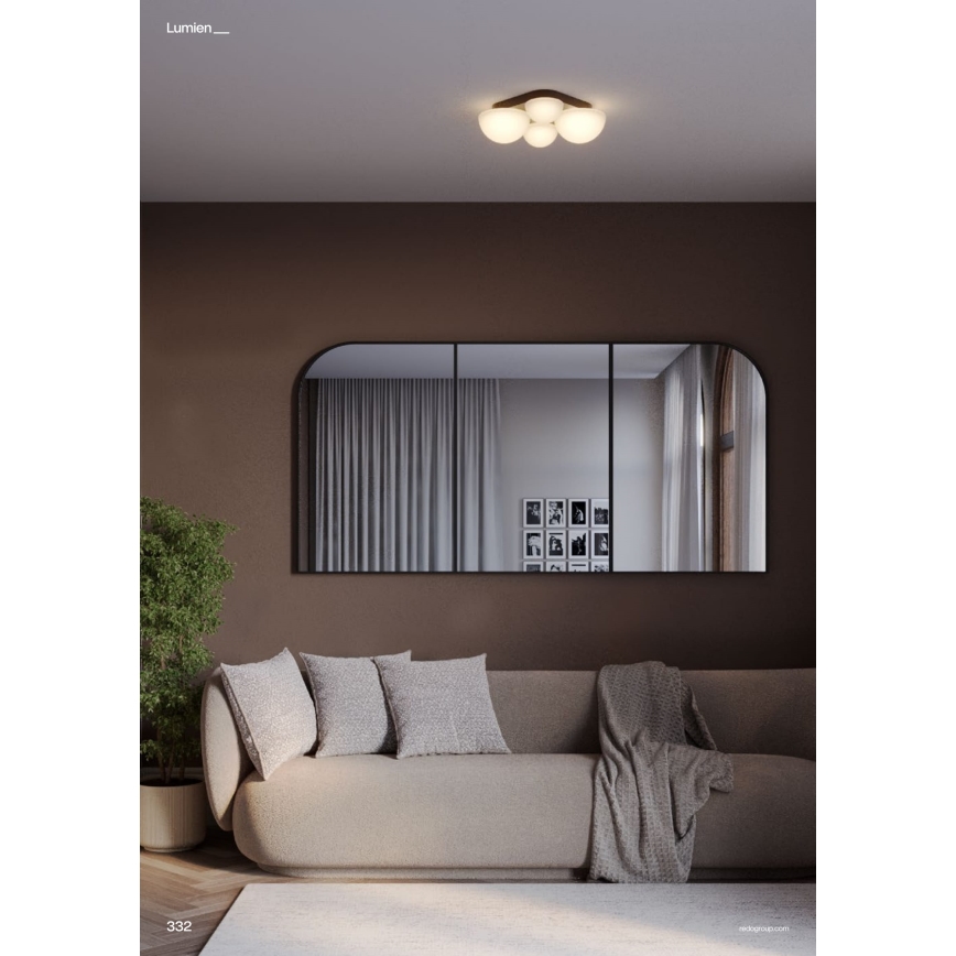 Redo 01-4332 - LED Ceiling Light LUMIEN 4xLED/26W/230V 2700/3000K CRI 90 white/gold