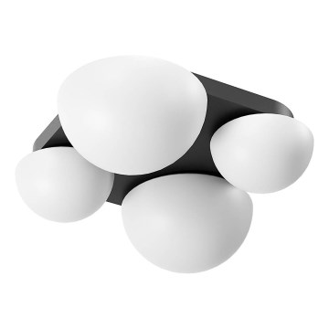 Redo 01-4333 - LED Ceiling Light LUMIEN 4xLED/26W/230V 2700/3000K CRI 90 white/black