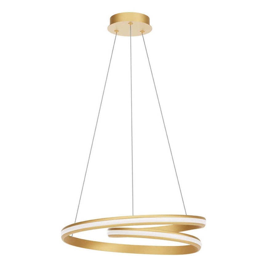 Redo 01-4361 - Dimmable LED cable pendant TORSION LED/40W/230V 2700/3000/4000K CRI 90 Ø 56 cm gold
