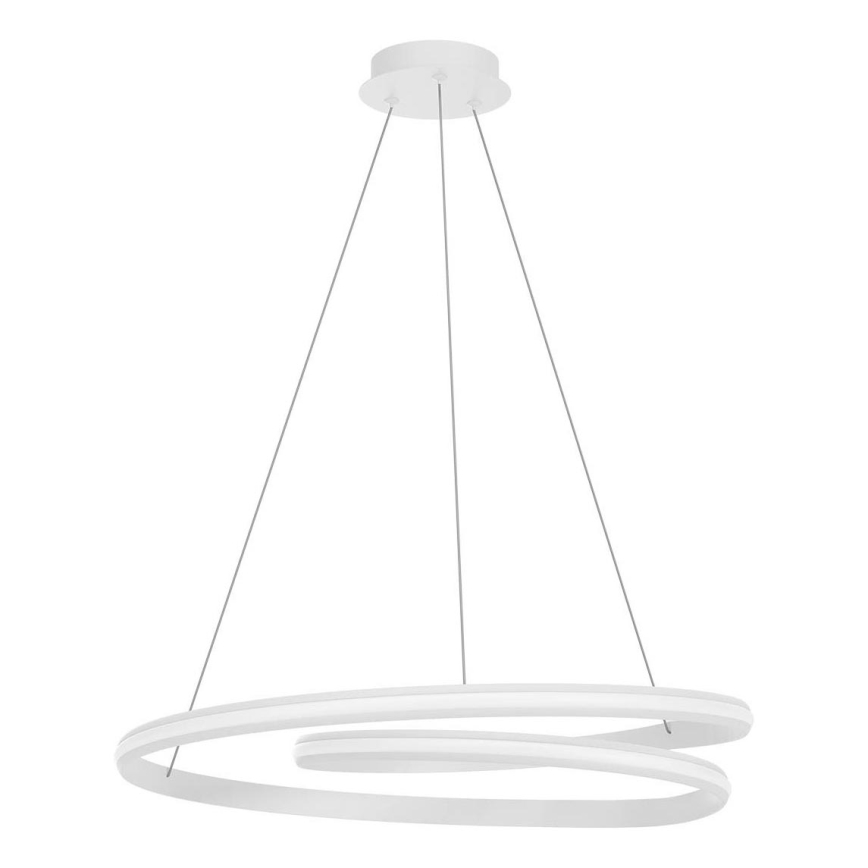 Redo 01-4363 - LED Dimmable pendant on cable TORSION LED/60W/230V 2700/3000/4000K CRI 90 pr. 75,2 cm white