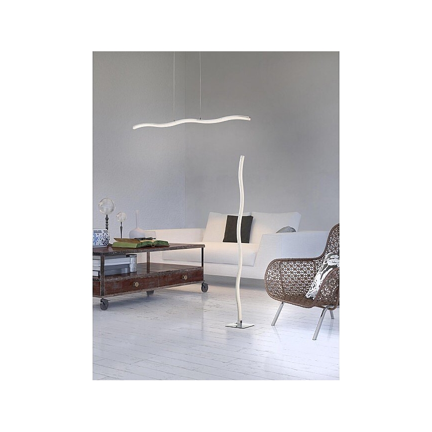Redo 01-893 - LED pendant on cable PULSE LED/23,1W/230V matte chrome