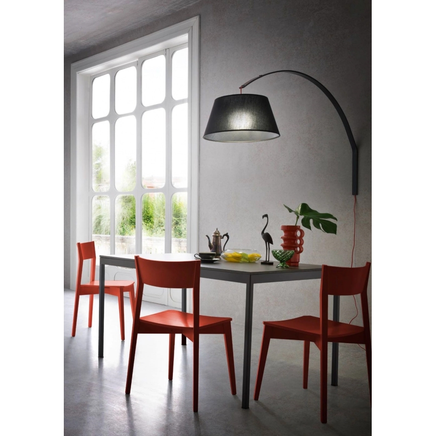 Redo 02-380 - Wall lamp SWAP 1xE27/42W/230V grey