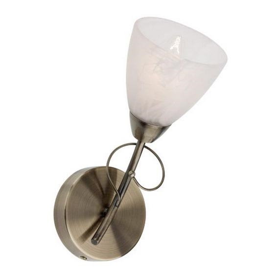 Redo 02-649 - Wall lamp NOELLA 1xE14/28W/230V brass
