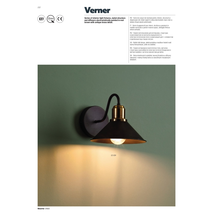 Redo 02-935 - Chandelier on a chain VERNER 3xE27/42W/230V