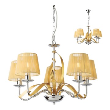 Redo 02-952 - Chandelier on a chain VIRTUU 5xE14/28W/230V