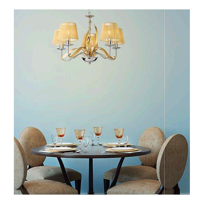 Redo 02-952 - Chandelier on a chain VIRTUU 5xE14/28W/230V