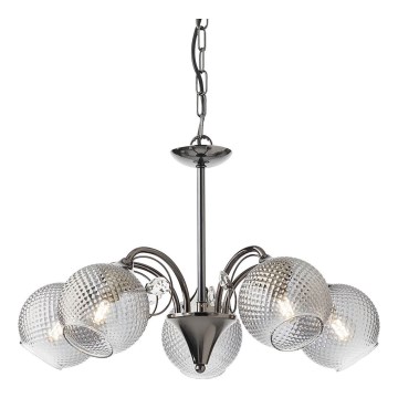 Redo 02-973 - Chandelier on a chain ASPERA 5xE14/28W/230V black