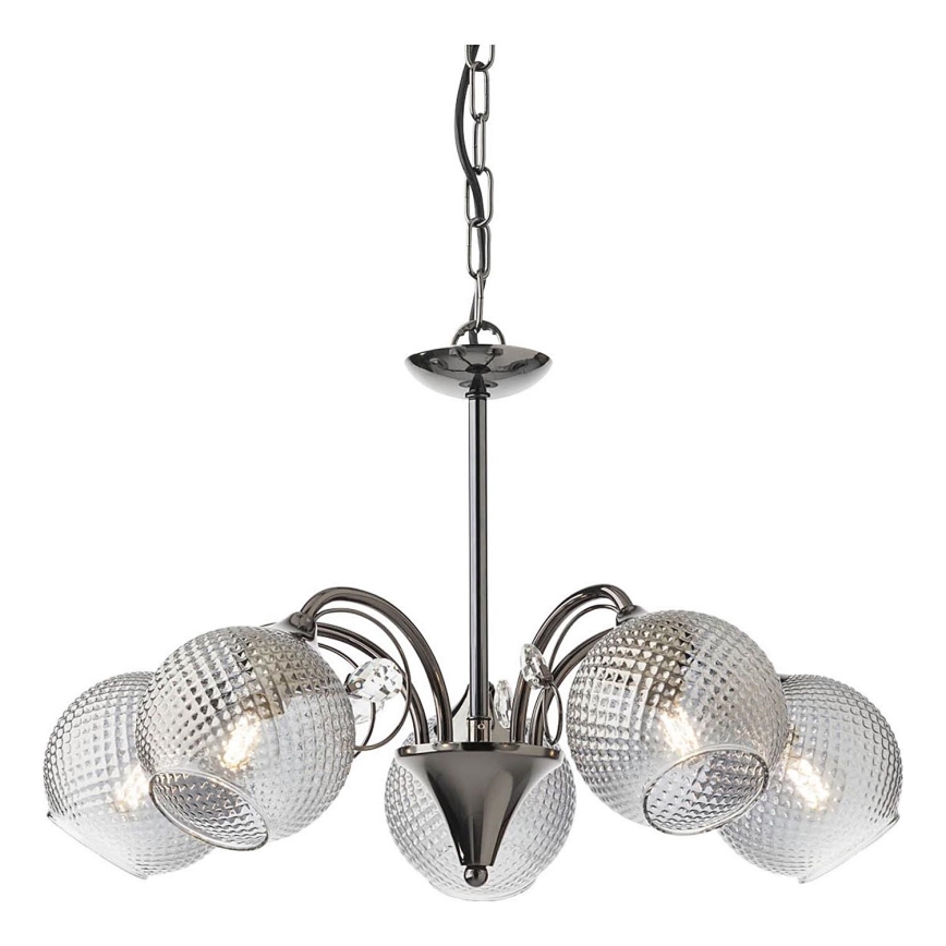 Redo 02-973 - Chandelier on a chain ASPERA 5xE14/28W/230V black