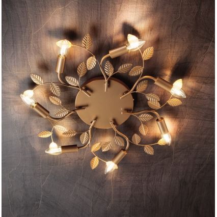 Redo 02-981 - Surface-mounted chandelier TIARA 7xE14/28W/230V