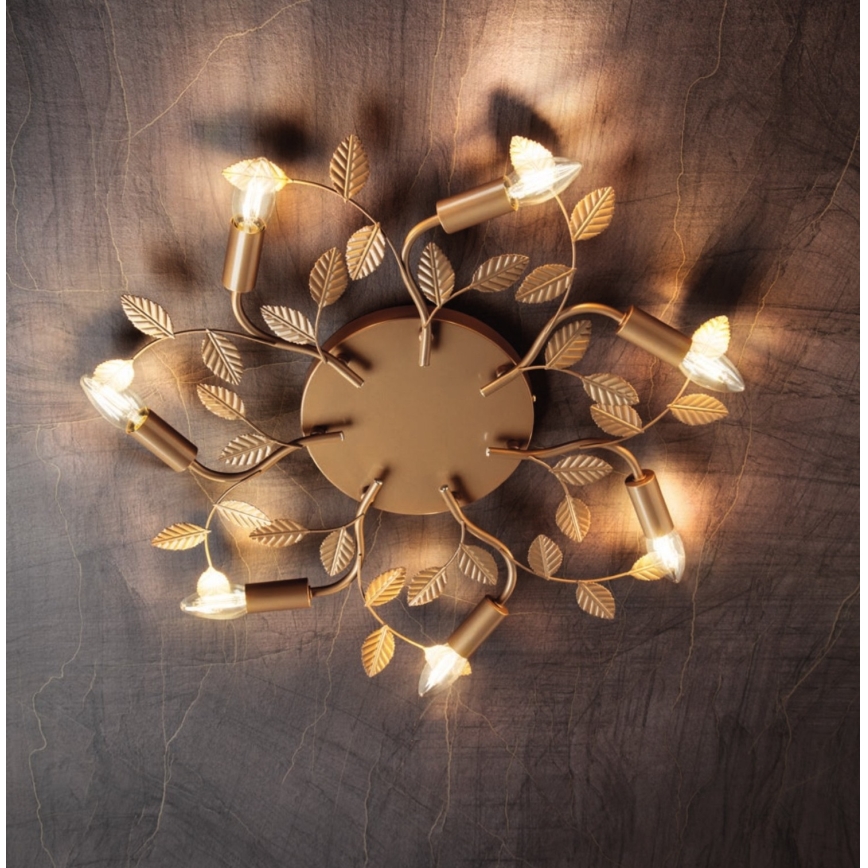 Redo 02-981 - Surface-mounted chandelier TIARA 7xE14/28W/230V