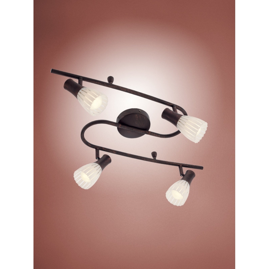 Redo 04-320 - Spotlight DIONE 4xE14/28W/230V black