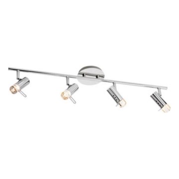 Redo 04-332 - SLIM LED Spotlight 4xLED/4W/230V Polished Chrome