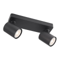 Redo 04-470 - CAMEO 2x GU10/35W/230V Spotlight, Black