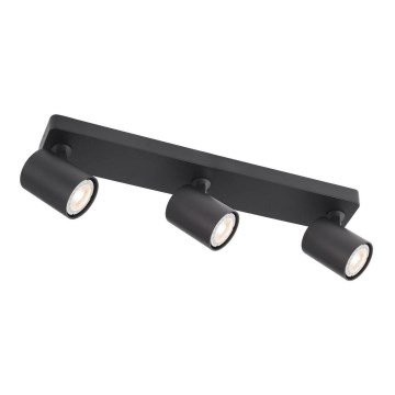 Redo 04-474 - CAMEO 3xGU10/35W/230V Black Spotlight