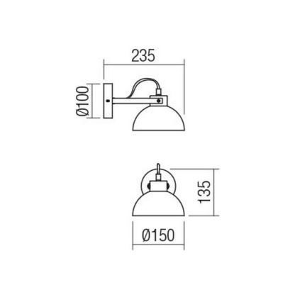 Redo 04-511 - Children wall light EOLO 1xE27/42W/230V