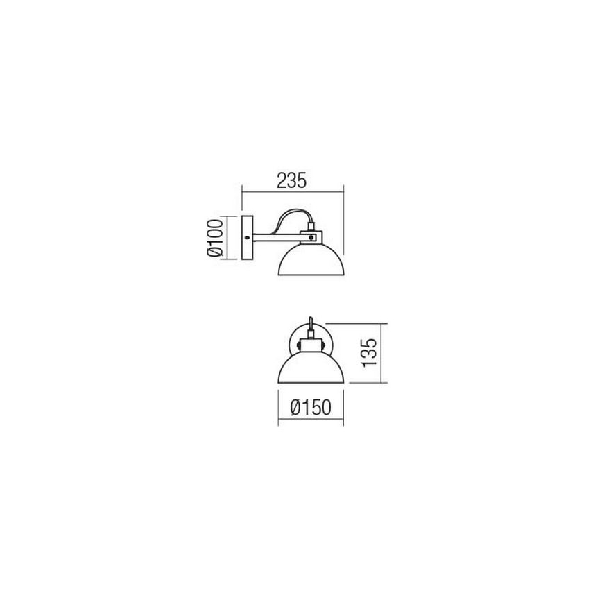 Redo 04-511 - Children wall light EOLO 1xE27/42W/230V