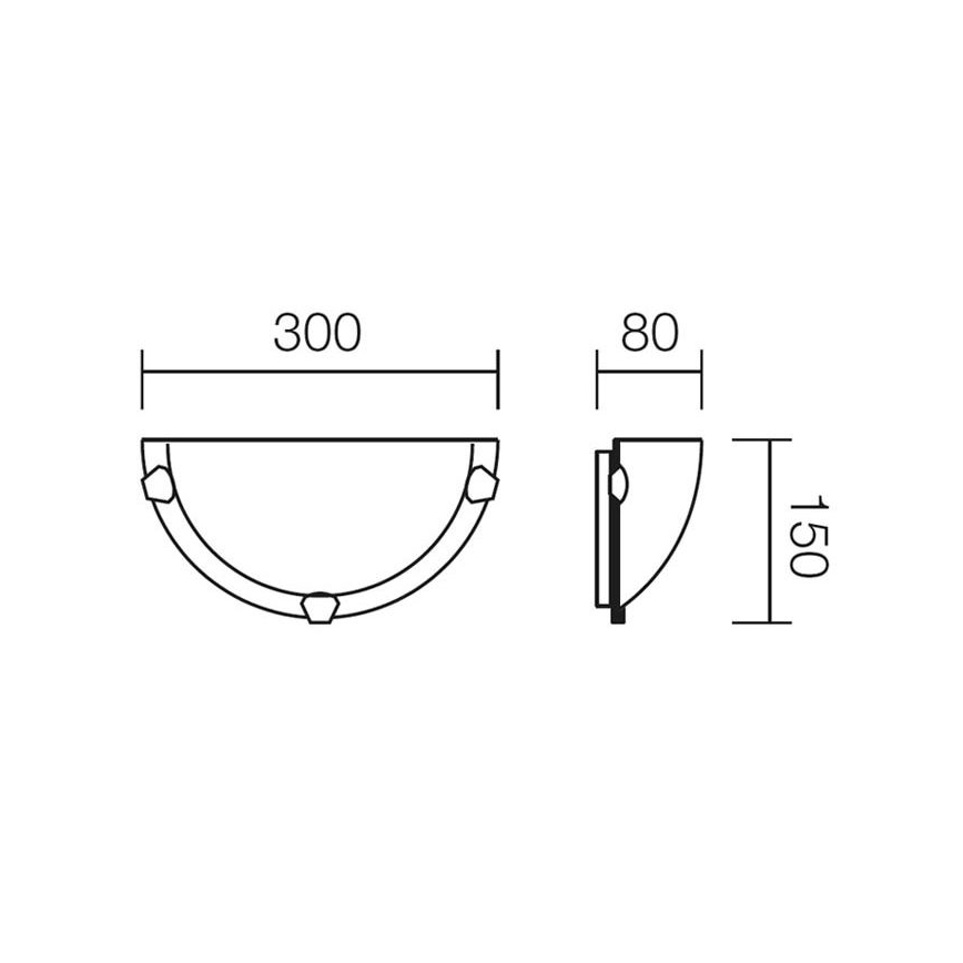 Redo 05-378 - Wall light VIRGINIA 1xE27/42W/230V