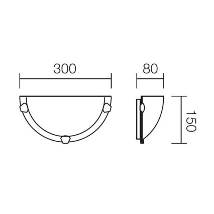 Redo 05-383 - Wall light VIRGINIA 1xE27/42W/230V