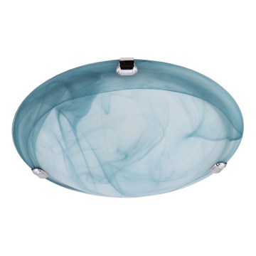 Redo 05-390 - VIRGINIA ceiling light 1xE27/42W/230V Ø 30 cm turquoise