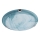 Redo 05-390 - VIRGINIA ceiling light 1xE27/42W/230V Ø 30 cm turquoise