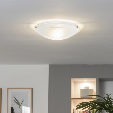 Redo 05-391 - VIRGINIA Ceiling Light 2xE27/42W/230V Ø 40 cm Cream