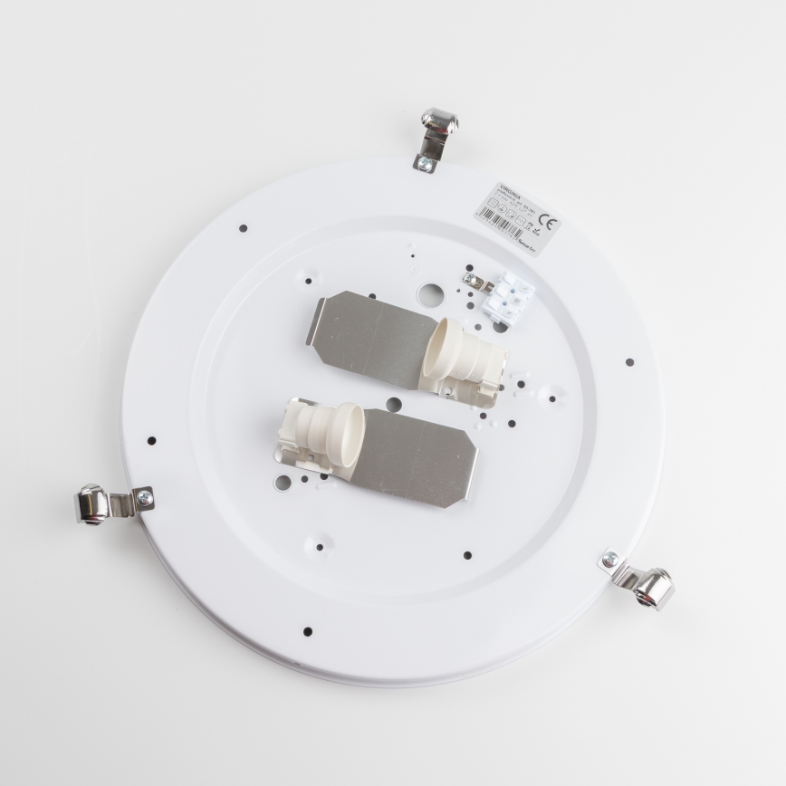 Redo 05-391 - VIRGINIA Ceiling Light 2xE27/42W/230V Ø 40 cm Cream