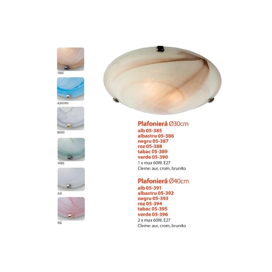 Redo 05-393 - VIRGINIA Ceiling Light, 2x E27 (max. 42 W), 230 V, Ø 40 cm, Beige