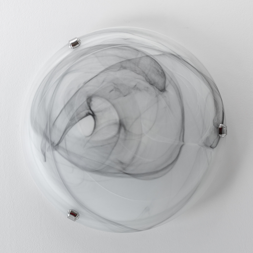 Redo 05-393 - VIRGINIA ceiling light 2xE27/42W/230V Ø 40 cm grey