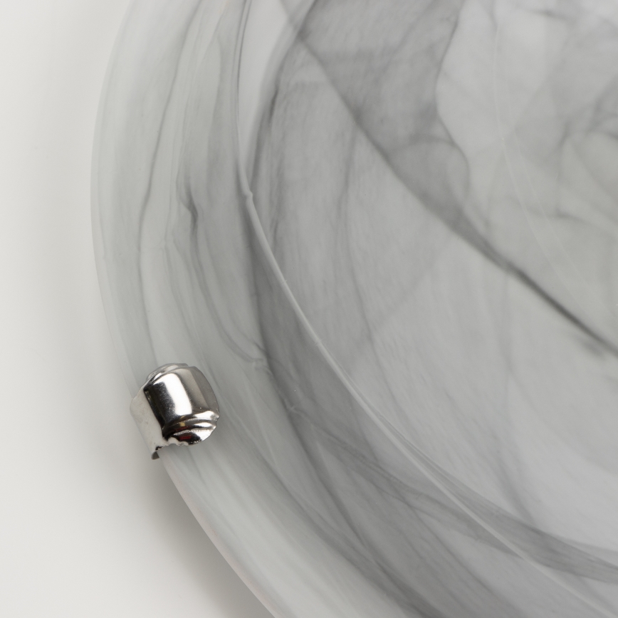 Redo 05-393 - VIRGINIA ceiling light 2xE27/42W/230V Ø 40 cm grey