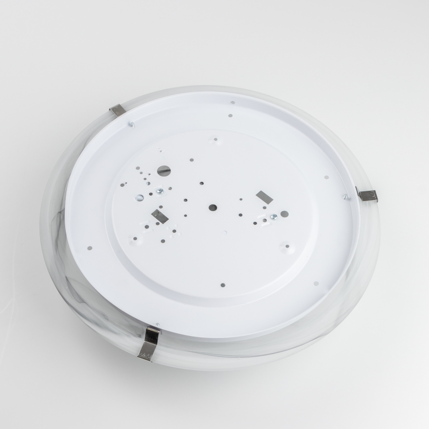 Redo 05-393 - VIRGINIA ceiling light 2xE27/42W/230V Ø 40 cm grey