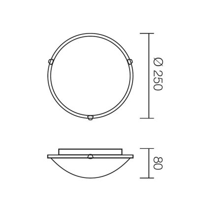 Redo 05-678 - Ceiling light VIRGINIA 1xE27/42W/230V