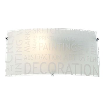 Redo 05-816 - Wall light NOTES 1xE27/42W/230V white