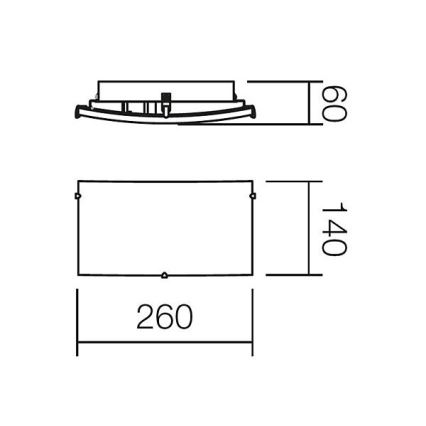 Redo 05-816 - Wall light NOTES 1xE27/42W/230V white