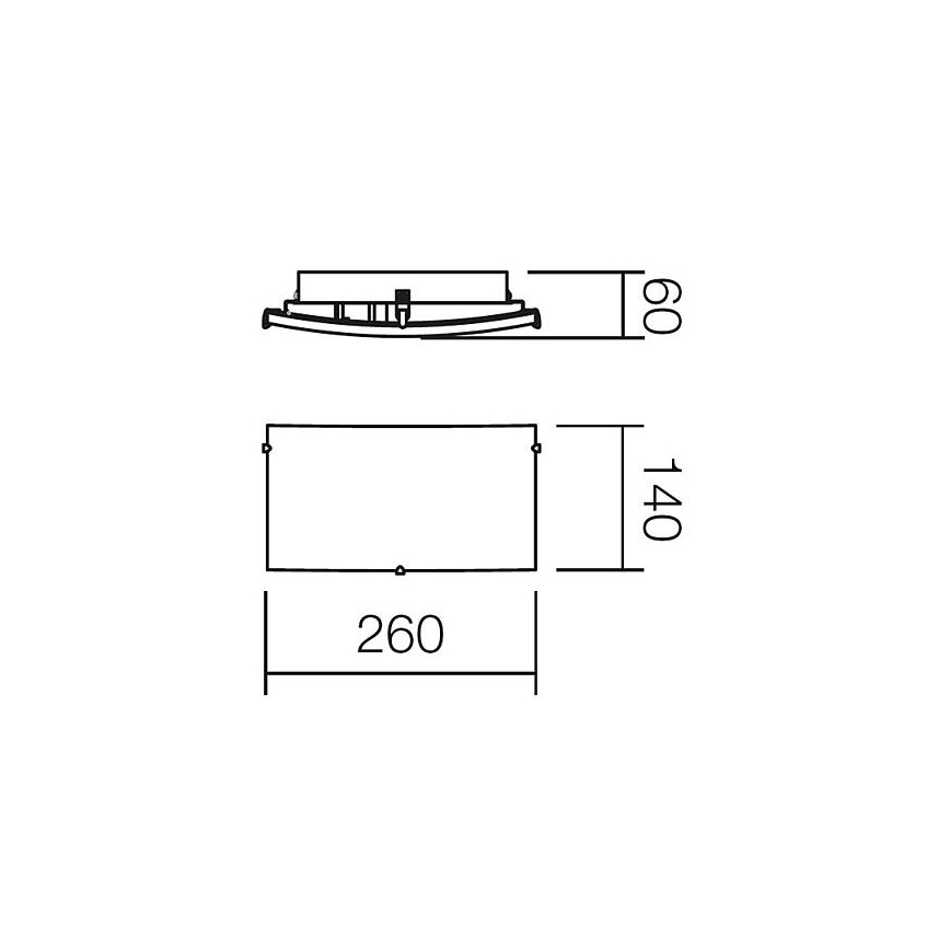 Redo 05-816 - Wall light NOTES 1xE27/42W/230V white