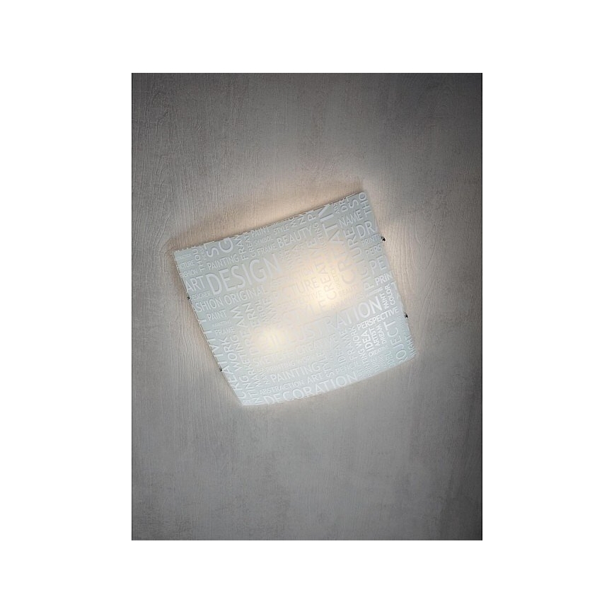 Redo 05-818 - NOTES Ceiling Light 2xE27/42W/230V 39x39 cm White